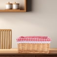 thumbnail image 3 of Cesta de mimbre para almacenamiento con forros, cesta de mimbre para exhibición, estantes decorativos, cestas para el hogar, cocinas, baños y decoración, 3 of 8