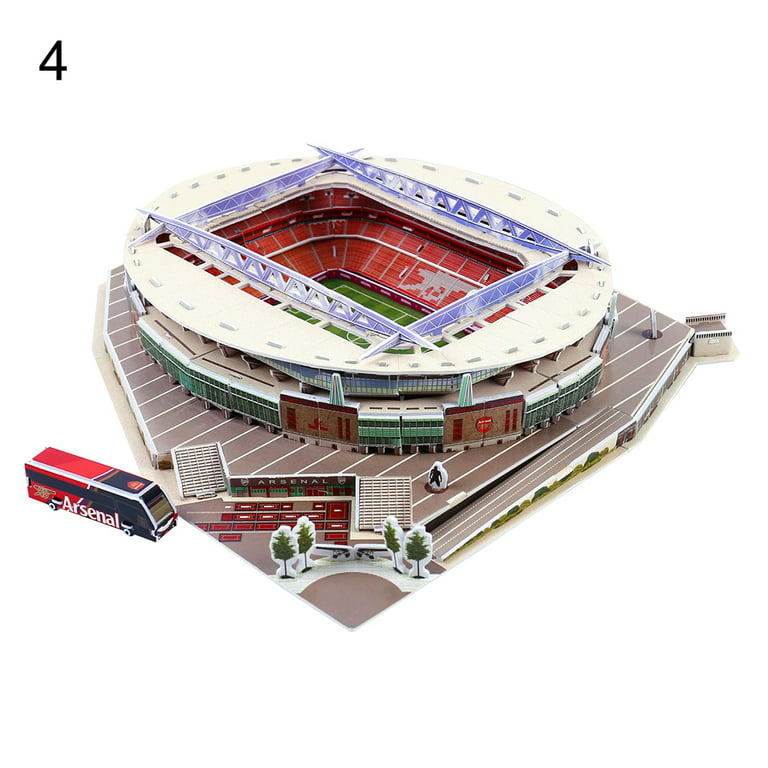 diaper book club soccer stadium puzzle as a gift for children, football  soccer stadium 3d model diy jigsaw puzzle for kids