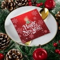 thumbnail image 6 of TanSiDing 40pcs Christmas Paper Napkins Disposable Festive Holiday Party Dinner Table Decorations Bulk Pack, 6 of 6
