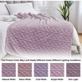thumbnail image 4 of KMUSET Lavender Purple Sherpa Fleece Throw, 50” x 60”, 4 of 6