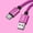 PURPLE, variant on 1M 2M 3M USB A to Type C Fast Charging Cable Nylon Data Sync Cord for iPhone Android Huawei Samsung Xiaomi
