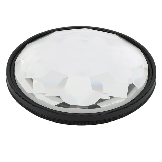 Kaleidoscope Filter, Kaleidoscope Glass Prism Lens Filter Compatible with DSLR and Mirrorless Cameras, Camera Effect Filters Fractal Photography for Repeated Subjects