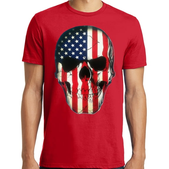 Big and Tall Patriotic Flag Skull