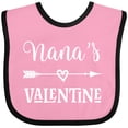 thumbnail image 3 of Inktastic Nana Valentine Grandchild Gift Girls Baby Bib, 3 of 4