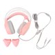thumbnail image 2 of Auriculares Para Juegos Con Orejas De Gato, Roseate, Apariencia Linda, Sonido Envolvente, Diadema Ajustable, Auriculares Para Juegos Con Orejas De Gato Para PC, 2 of 7