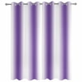 thumbnail image 4 of Outdoor Curtains for Patio Waterproof Ombre Purple White Indoor/Outdoor Curtain Tiebacks Gradient Color Privacy Curtain Sun Block Grommet Drapes for Pergolas Gazebo Porch Balcony 2 Panel 54x108 Inch, 4 of 9