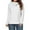 White, variant on Sakmal Athletic Sweatshirts Women Lightweight Black Workout Sweatshirts Fashion Solid Long Sleeve Shirts