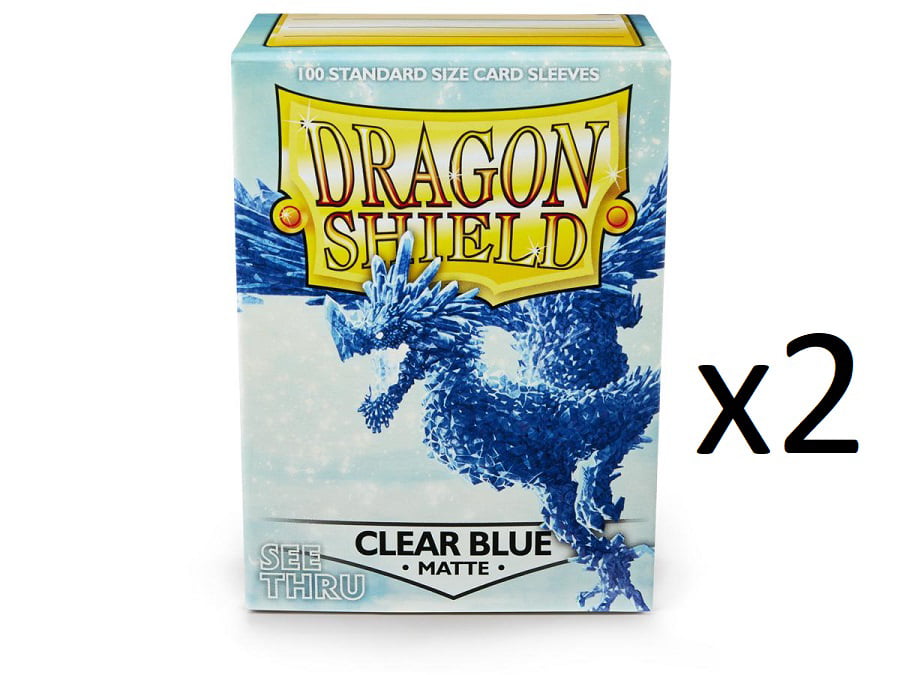 Dragon Shield 100ct Deck Protector Classic 'Gold' x2 bundle Standard Size 
