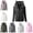 Black, variant on Women's Fuzzy Jackets Fleece Hooded Full Zipper Warm Fall Winter Loose Fur Coats Casual Thicken Cozy Comfy Outerwear Jackets