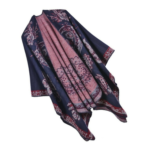 Guardurnaity Abrigo para el cuello Bufanda de invierno Ponchos cálidos Diseño engrosado Manta multifuncional Acrílico Suministros para mujeres Mantón Accesorios de disfraces tipo 9 Guardurnaity AP007116-09