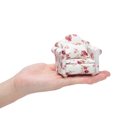 thumbnail image 2 of Babydream Canapé Simple - Application Grand Cadeau Simple Polyester Application Meubles de Maison de Poupée Miniature Canapé Simple à Carreaux Fleur Foncée, 2 of 8