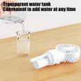 thumbnail image 4 of DPTALR Misting Fan Portable Hydration Coolings Humidification Water Spray Electric Fan Rechargeable Handheld Small Fan, 4 of 6