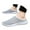 Grey, variant on Mules for Women Men 2025 Summer Breathable Slip on Walking Sneakers Mesh Backless Beach Casual Sandals