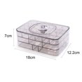 thumbnail image 2 of POINTERTECK Boîte de Rangement pour Bijoux Transparente pour Femmes Grande Capacité Boîtes à Bijoux pour Collier Boucles d'Oreilles Élastiques à Cheveux, 2 of 4