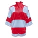 thumbnail image 3 of MKLEKYY conjunto Deportivo Corto de 2 Piezas para Mujer, conjunto de Entrenamiento de Verano, Pantalones Cortos, conjunto de Dos Piezas, Camiseta y Pantalones Cortos de Rayas de Gran Tamaño, 3 of 4