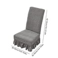 thumbnail image 3 of up to 65% Off WIZUTIZ Removable And Washable Chair Cover Easy To Install And Clean Stretch Chair Cover Suitable For Home Kitchen Banquet Hotel Chair Cover Black, 3 of 5