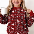 thumbnail image 2 of OGLCCG Boys Girls Christmas Sweater Cute Graphic Long Sleeve Knitted Crewneck Sweaters Soft Casual Pullover Jumper Tops Size 5-15, 2 of 8