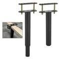 thumbnail image 1 of Uxcell 2 Set 17.72 inch Total Height Adjustable Metal Bed Frame Center Support Legs, 1 of 7