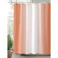 thumbnail image 3 of Orange Ombre Waterproof Fabric Shower Curtain, Modern Gradient Abstract Art Shower Curtain for Bathroom Curtains Bathtubs Hotel Washable Shower Curtains with 12 Hooks Standard 60x72, 3 of 6