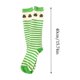 thumbnail image 3 of Uuiauoio 1 Pairs St.Patrick's Day Socks Shamrock-Clover-Stripe-Socks Irish-Green-Costume-Socks for St.Patrick's Day Mardi Gras, 3 of 6