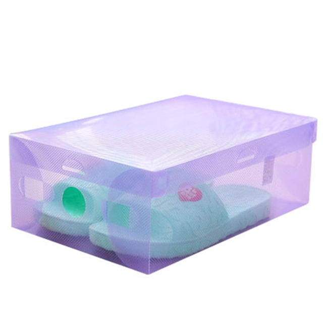 Less Than 5 Home Textile Storage Multifunctional Color Plastic Storaget Box, Clear Foldable Shoe Storage Boxes