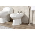 thumbnail image 2 of Kingston Brass KB6328SVL Serena Three-Handle Bidet Faucet with Brass Pop-Up, Brushed Nickel, 2 of 6