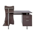 thumbnail image 2 of Techni Mobili RTA-325-CH36 Stylish Computer Desk with Storage, Chocolate, 2 of 7