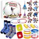 thumbnail image 1 of Decoraciones navideñas, adornos navideños, regalos de Navidad, set de regalo de cuenta regresiva navideña para jóvenes entusiastas del béisbol, cajas navideñas, 1 of 1