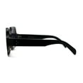 thumbnail image 4 of Womens Mod Hexagon Plastic Retro Sunglasses Black Grey Tort Smoke, 4 of 4