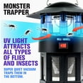 thumbnail image 2 of Bell+Howell Monster Trapper - The Ultimate Bug Killer, UV Light Attracts Insects Vacuum Fan Traps Insects As Seen On Tv, 2 of 6