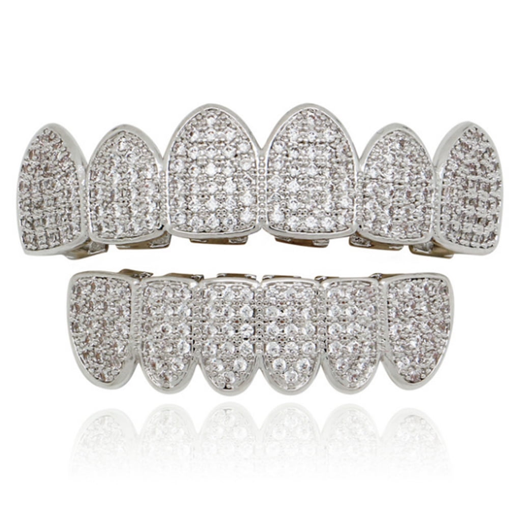 Diamond ladies 18K goldplated hiphop diamonds men and women gold