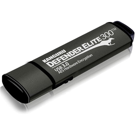 UPC: 0705110112352 | Kanguru Defender Elite300 8GB FIPS 140-2 Certified  Secure  SuperSpeed USB 3.0  Hardware Encrypted Flash Drive  Black