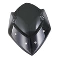 thumbnail image 1 of Cúpula de parabrisas ajustable universal para motocicleta Kusrkot Negro, 1 of 8