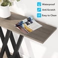 thumbnail image 6 of Tribesigns Console Table, Industrial Hallway Table for Entryway, 43 Inch Entryway Tables Narrow Sofa Table for Living Room, Stable Metal Frame & Easy Assemble,Grey, 6 of 8