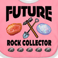 thumbnail image 4 of Inktastic Future Rock Collector Boys or Girls Baby Bib, 4 of 4