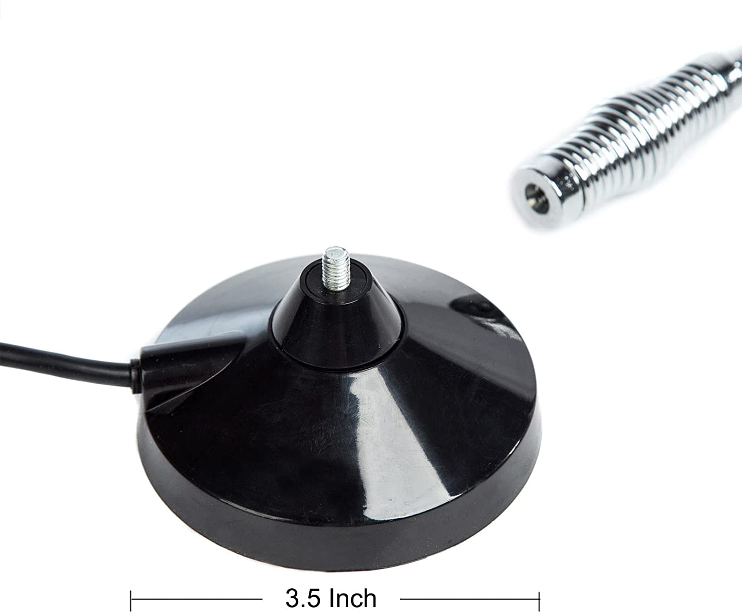 Base Molla Antenne CB Molla Antenna Auto Acciaio Inox - Supporto Per Antenne Frusta LED E CB Universale Accessori Antenna LED