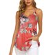 thumbnail image 1 of Camisolas holgadas y fluidas, camiseta sin mangas con doble correa, camiseta sin mangas ajustada informal para mujer, señora, chica, verano, estampado rosa, M, 1 of 5
