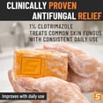 thumbnail image 2 of Solpri Shield 1% Clotrimazole Antifungal Soap Bar with Tea Tree Oil - Medicated Relief for Athletes Foot, Jock Itch, Ringworm - Foot Soap for Skin Fungus 4 oz (2-pack), 2 of 8