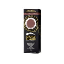 Arches and Halos Building Pomade, Eyebrow Pomade, Warm Brown, 0.106 oz