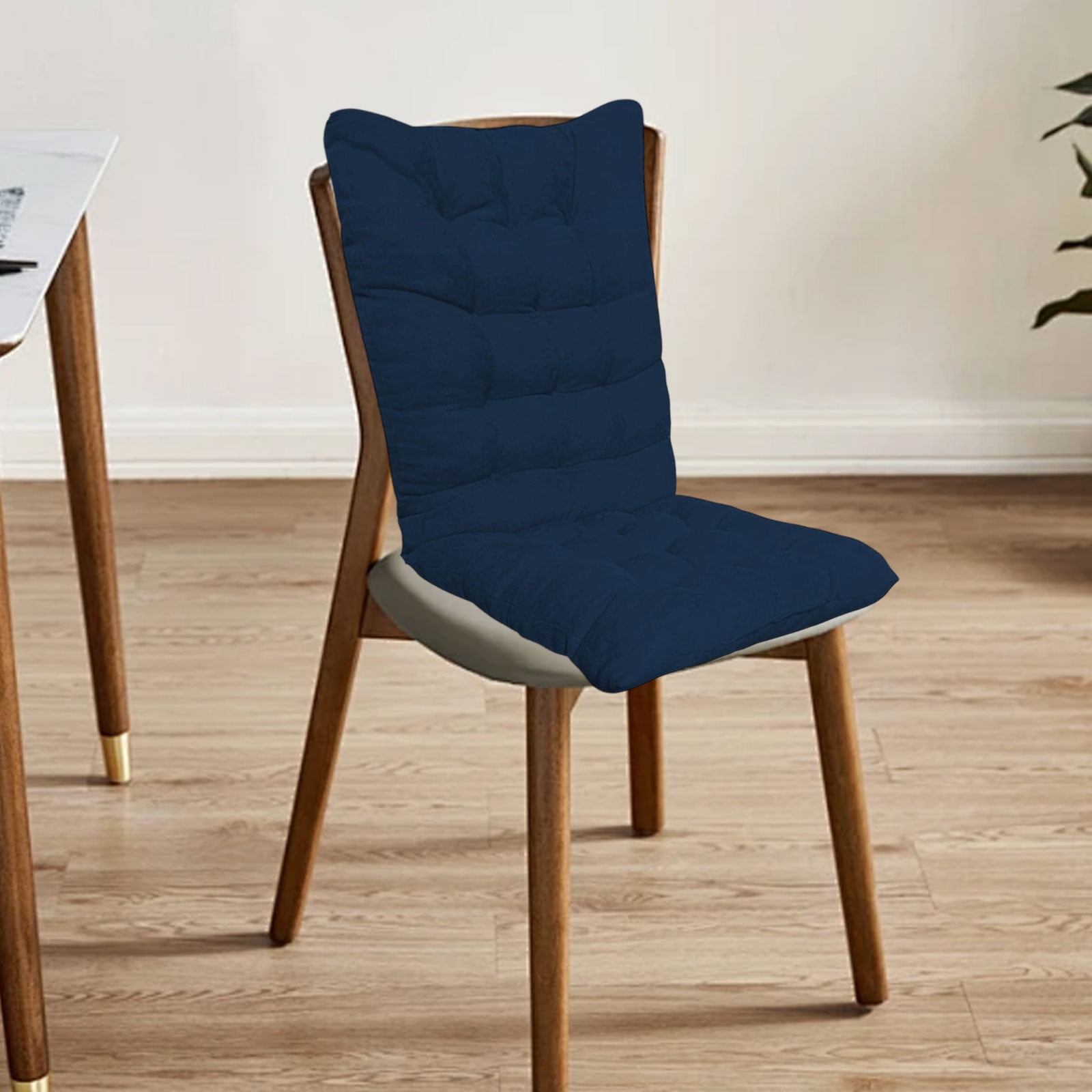 HongMinWen High Back Chair Seat Cushion, Dining, Office Chair Pads with Ties Thickened One-Piece Rocking Chair Cushion, Indoor/Outdoor Furniture Patio Chair Cushion