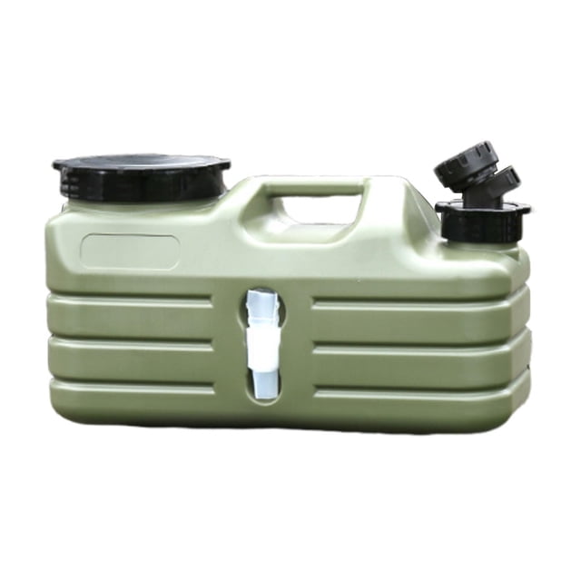 5 L Contenedor de agua, jarra de almacenamiento de campamento con espiga al aire libre de agua de agua para hacer un picnic autos de manejo de