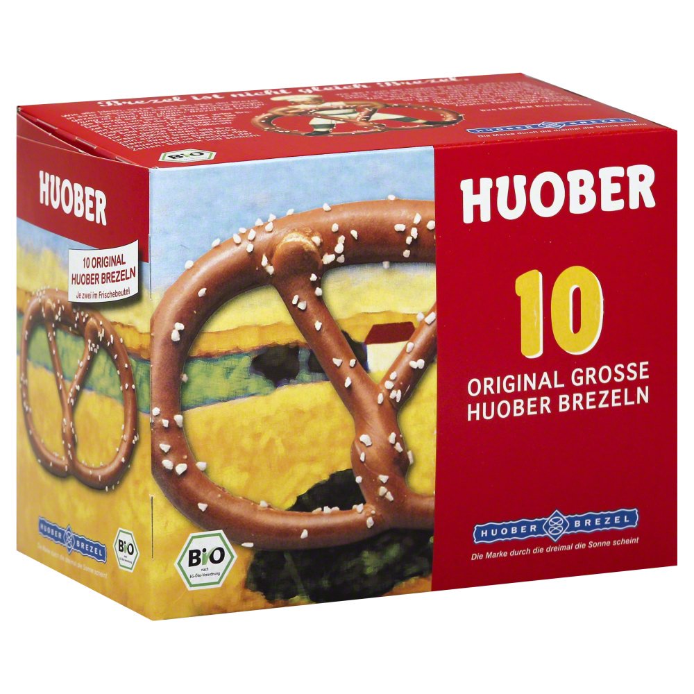 Huober Brezel German Pretzels, Large, 7 Oz