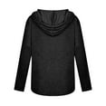 thumbnail image 4 of Posijego 2024 Spring Women's Hoodie Lightweight Long Sleeve Shirts Casual Hooded Sweatshirt Top Plus Size, 4 of 5