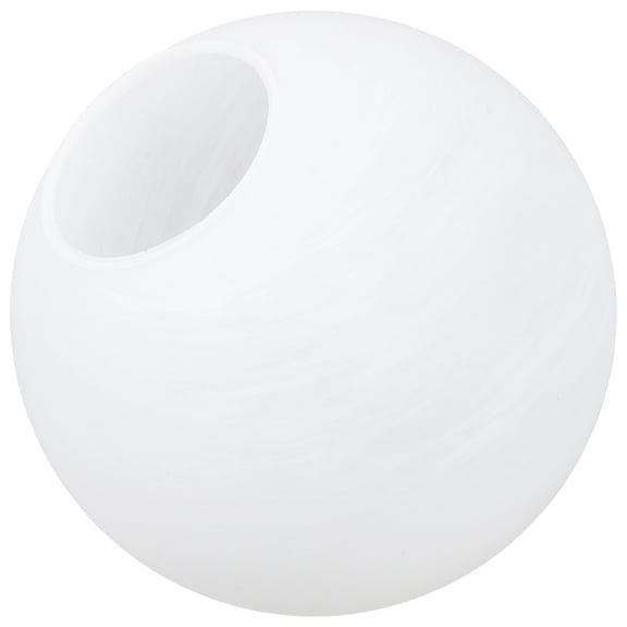 FOMIYES White Glass Pendant Shade, Unique Design, Protective and Versatile for Home Lighting