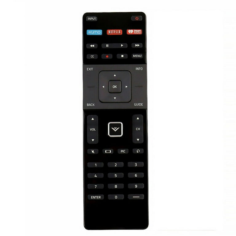 XUMO XRT500 Keyboard Double-Sided Remote Replace for Vizio TV  