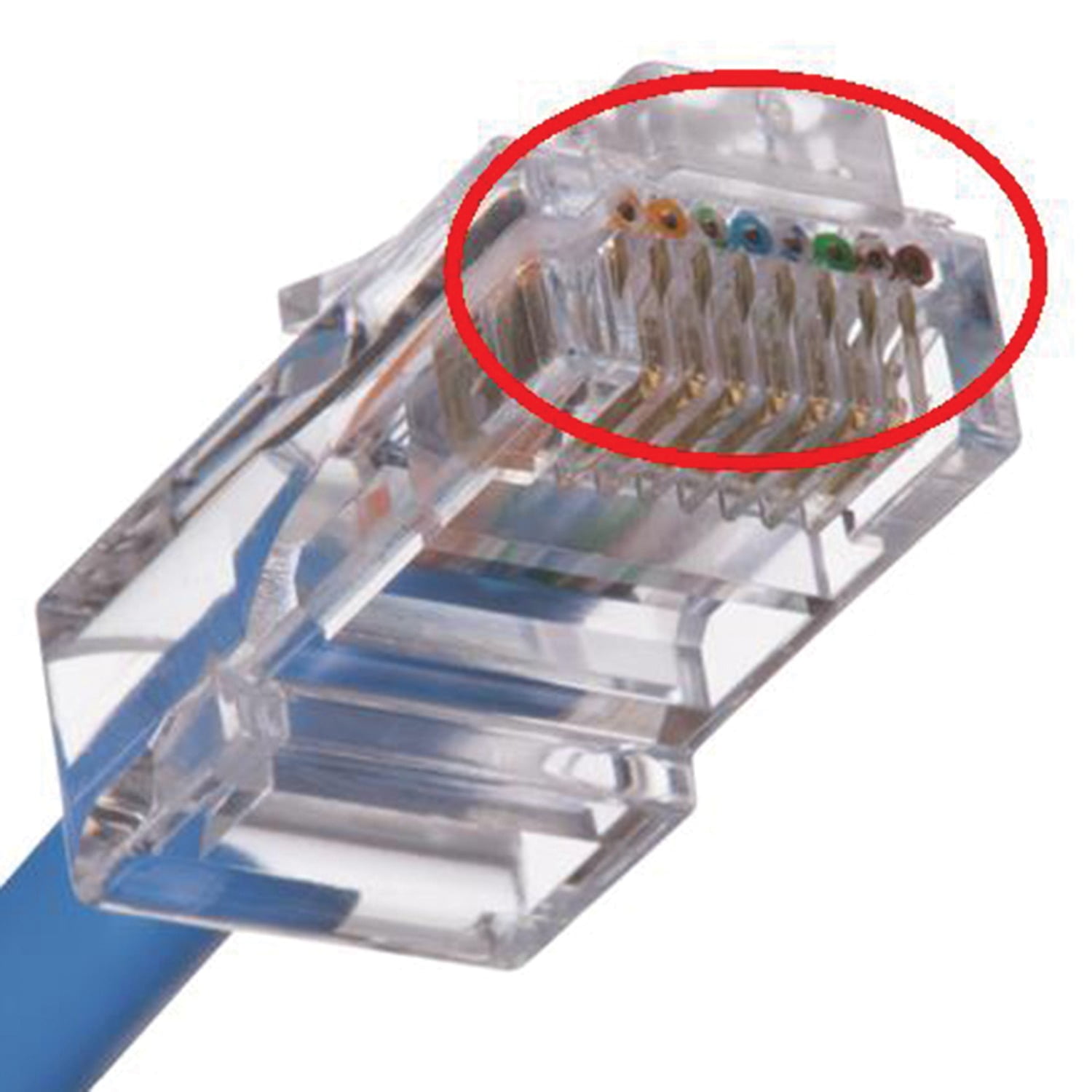 IDEAL CAT-5E Feed-Thru RJ45 Mod Plugs (100 Pack)