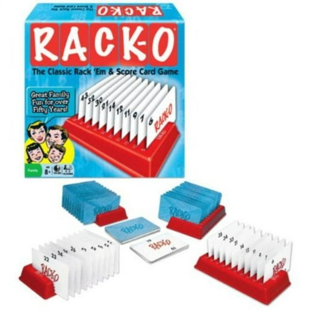 RACK-O; le Jeu Classique de Cartes à Marquer en Rack Em