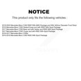 thumbnail image 2 of Transit Auto Front Hub Bearing Assembly Disc Brake Rotors and Ceramic Pads Kit for Car Mercedes-Benz C300 C350e KBB-133381, 2 of 11