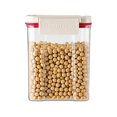 thumbnail image 2 of HLONK Vacuumable Sealed Food Containers Transparent Sealed Grain Containers with LIDS Plastic Sealed Kitchen Containers Dried Food Flour Sugar Rice Vacuum Containers Food Storage Extra&nb, 2 of 6
