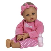 Adora Playtime Baby- Medium Skin/Brown Eyes, 13-inches Baby Doll - Pink